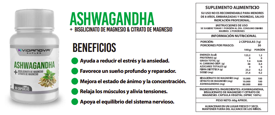 DUO PACK NAD+ y ASHWAGANDHA