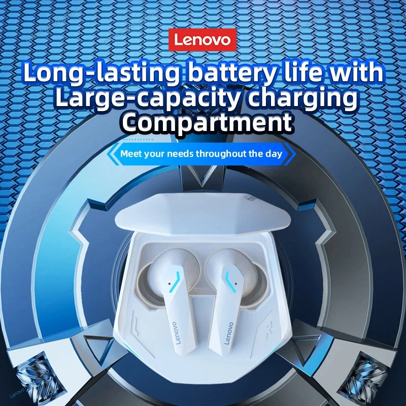 Audífonos Touch Lenovo - Lenovo GM2 Pro Wireless Headphones Bluetooth Touch