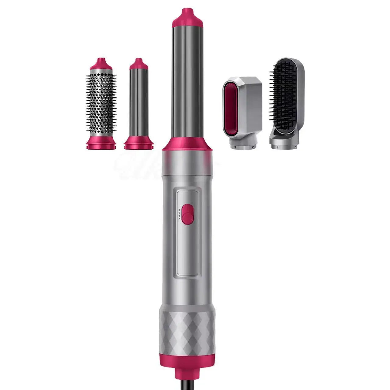 Secador de pelo profesional 5 en 1 - cepillo rizador, alisador, secador, estilizador de cabello - 5-in-1 professional hair dryer - curling brush, straightener, dryer, hair styler