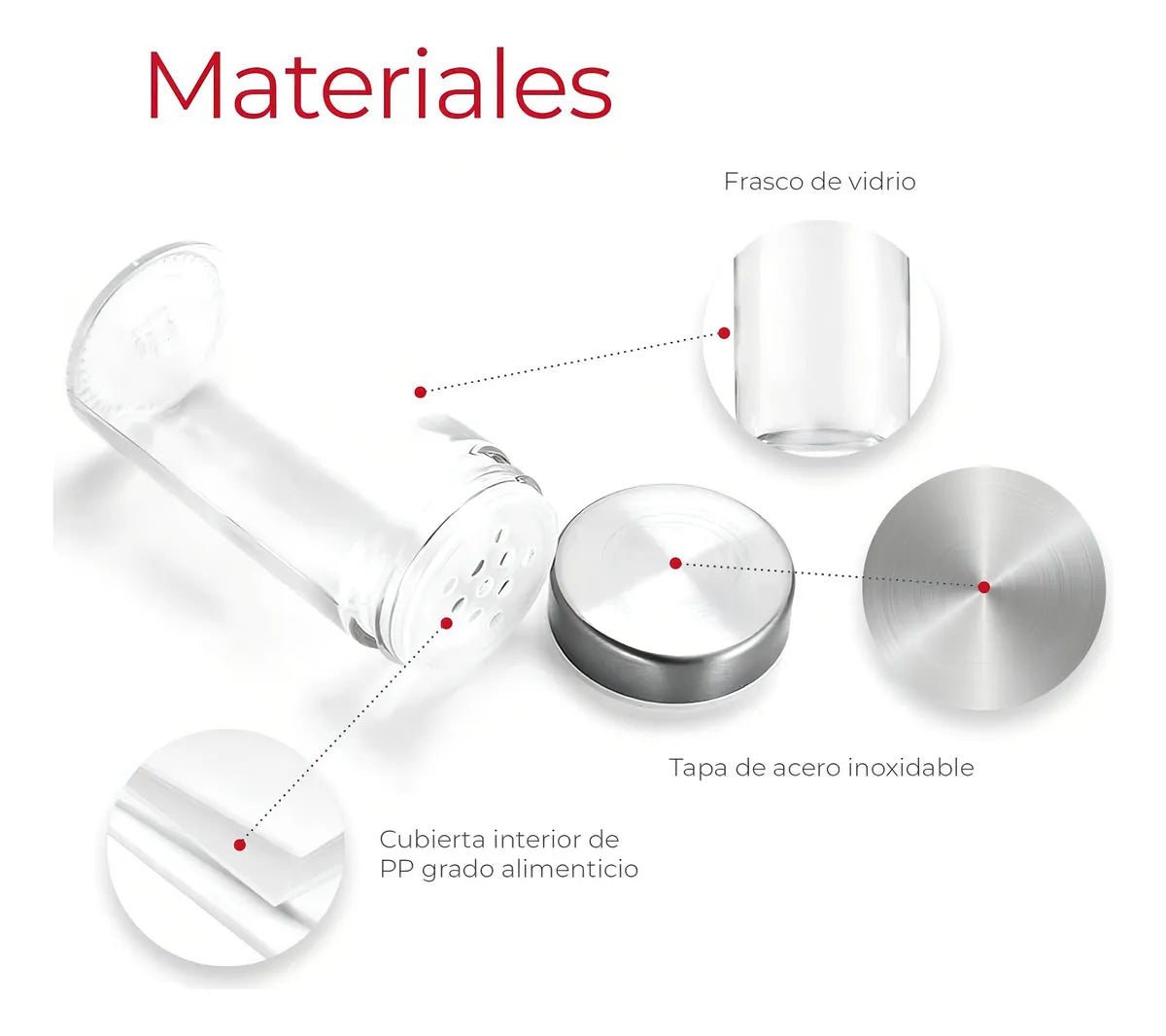 Especiero Giratorio Acero Inoxidable-incluye los 20 frascos