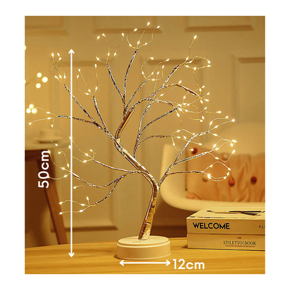 Lampara Bonsai, Luz-Árbol-Gota