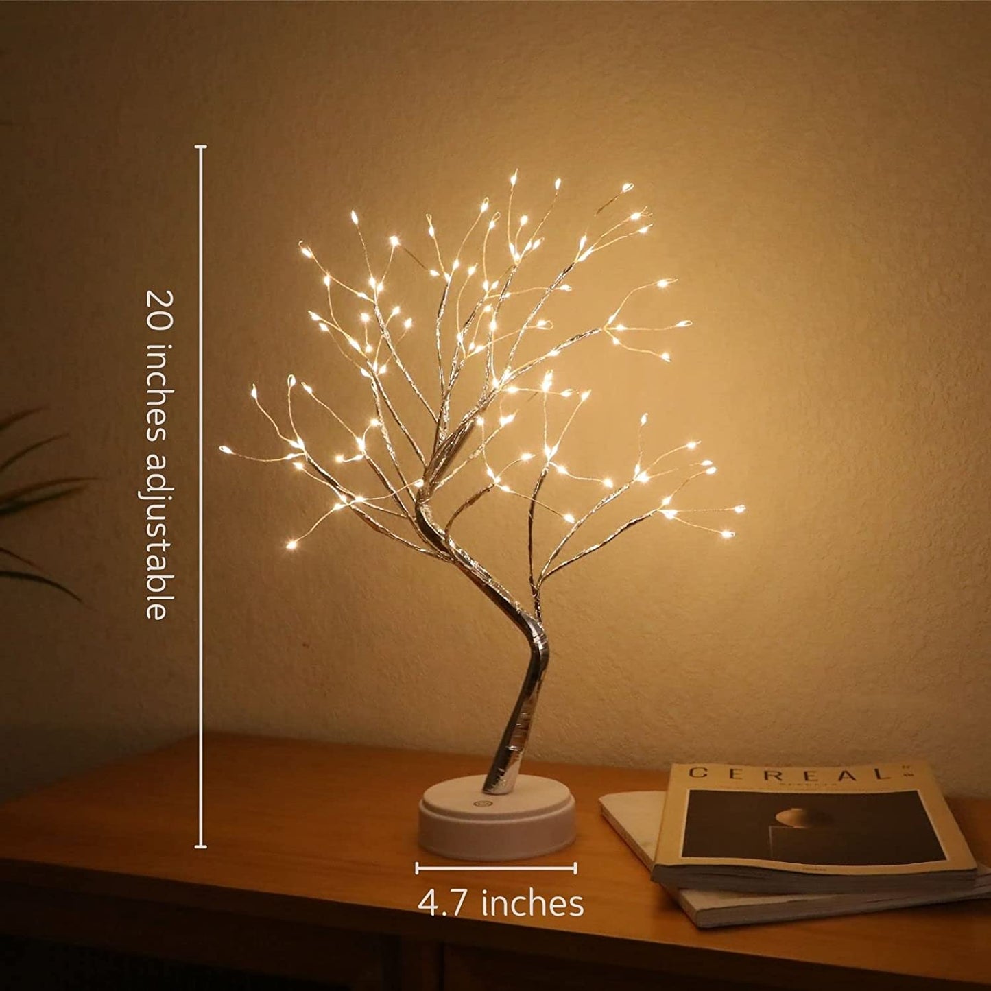 Lampara Bonsai, Luz-Árbol-Gota