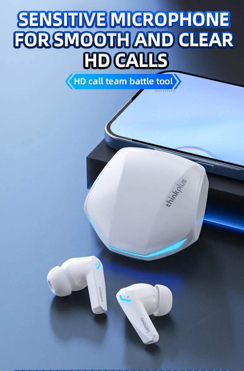 Audífonos Touch Lenovo -  Lenovo GM2 Pro Wireless Headphones Bluetooth Touch