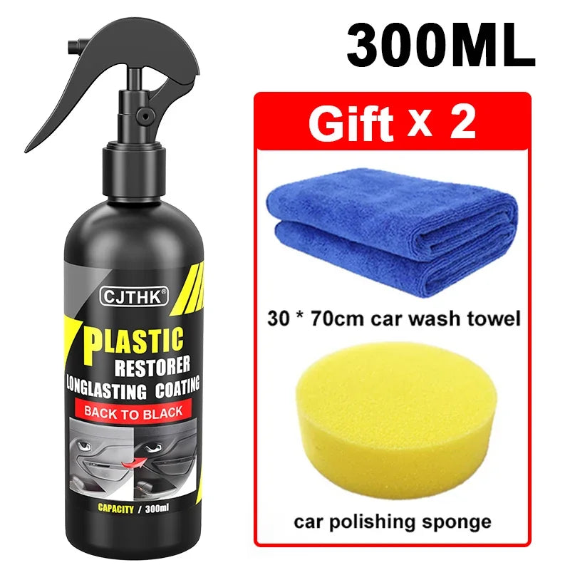 Renovador/Restaurador de plástico para auto, revestimiento duradero-Plastic Restorer/Refiner for Cars, Durable Coating