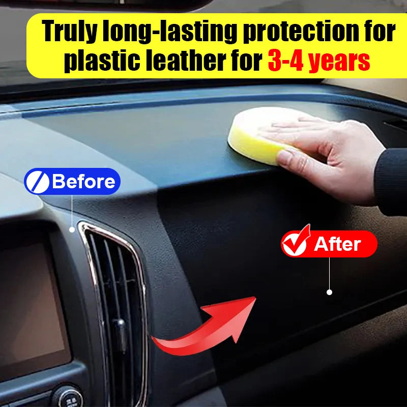 Renovador/Restaurador de plástico para auto, revestimiento duradero-Plastic Restorer/Refiner for Cars, Durable Coating