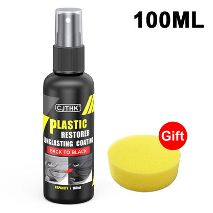 Renovador/Restaurador de plástico para auto, revestimiento duradero-Plastic Restorer/Refiner for Cars, Durable Coating