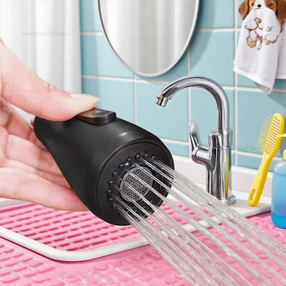 Llave de cocina de acero inoxidable con pulverizador extraíble, salida de agua fría y caliente - 
Stainless steel kitchen faucet with pull-out sprayer, hot and cold water outlet