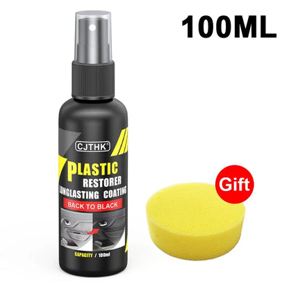 Renovador/Restaurador de plástico para auto, revestimiento duradero-Plastic Restorer/Refiner for Cars, Durable Coating