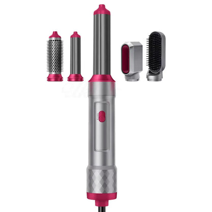 Secador de pelo profesional 5 en 1 - cepillo rizador, alisador, secador, estilizador de cabello - 5-in-1 professional hair dryer - curling brush, straightener, dryer, hair styler
