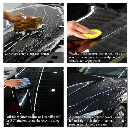 Cera revestimiento para coche, capa brillante que cubre la pintura de tu auto, impermeable - Car wax coating, a glossy layer that covers your car's paint, waterproof