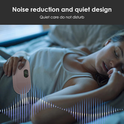 Cinturón cálido uterino-sistema vibratorio de compresión caliente, Abdomen, cintura, estómago, calentamiento, carga USB