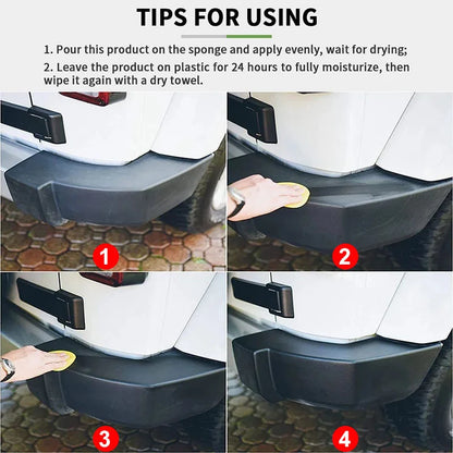 Renovador/Restaurador de plástico para auto, revestimiento duradero-Plastic Restorer/Refiner for Cars, Durable Coating