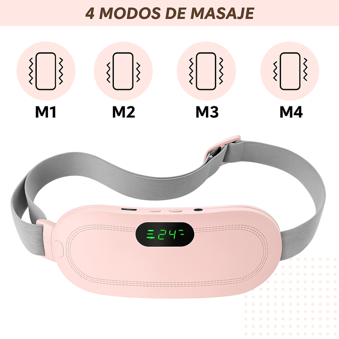 Cinturón Para Dolor Menstrual, Térmico y Masajeador